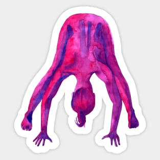 Prasarita Padottanasana Sticker